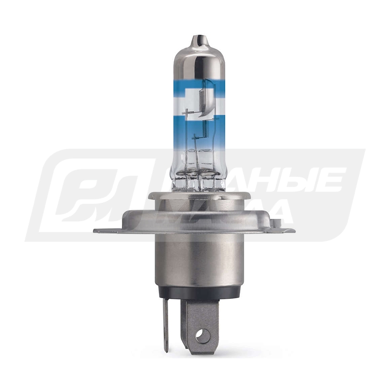 PHILIPS RacingVision GT200 H4 12V 60/55W P43t-38, набор 2шт 12342RGTS2